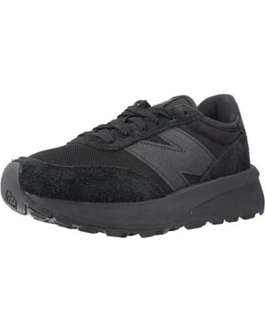 New Balance 370, Sneaker Uomo, Nero, 44.5 EU