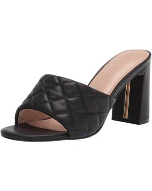 The Drop Pattie Sandalo Mule con Tacco Largo da Donna - Nero