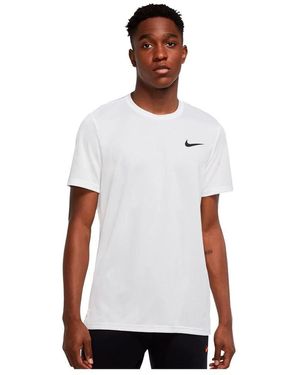 Nike M NK DF SUPERSET Top SS T-Shirt - Bianco