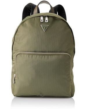Guess CRTSA NYLN SMRT CMPCT BCKPCK - Verde