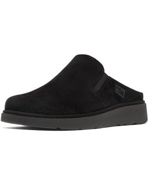 Fitflop Gen-ff Elasticated Suede Mules - Black