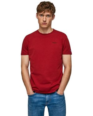 Pepe Jeans Original Basic 3N Short Sleeve T-Shirt XL - Rosso