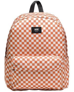 Vans Old Skool Check Backpack Red