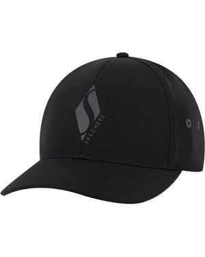 Skechers Diamond S Stretch Fit Hat - Black