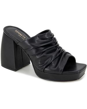 Kenneth Cole New York Anika Wedge Sandal - Black