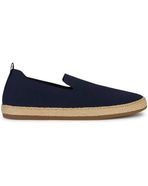 Geox U Pantelleria A Espadrille Wedge Sandal - Blue