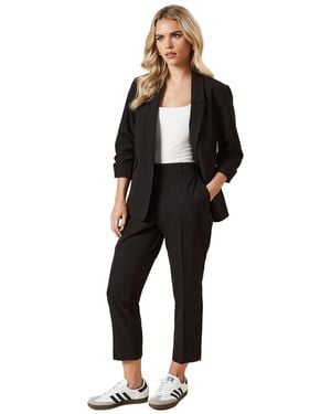 Dorothy Perkins Petite Ankle Grazer Trouser - Black