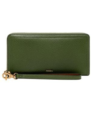 Fossil Logan Clutch - Green
