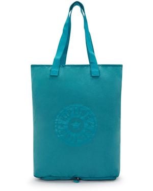 Kipling Hip Hurray Packable Tote Bag - Blau