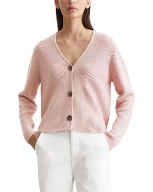 Marc O' Polo Marc OߴPolo Cardigan Strickjacke mit V-Ausschnitt - Pink