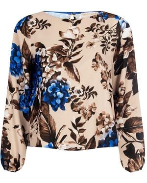 Rinascimento Bluse ica Lunga Donna rewi cfc0115613 s Azzurro - Bianco