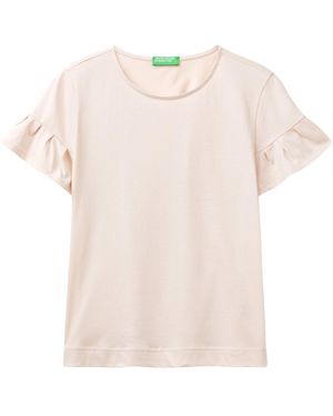 Benetton 3096d107t T-shirt - Pink