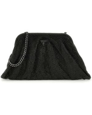 Guess Zalina Frame Clutch Black - Noir