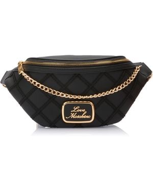 Love Moschino , MARSUPIO Donna, Nero, Taglia unica