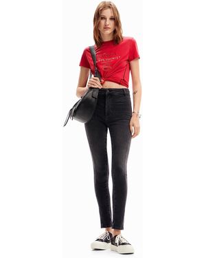 Desigual Denim_estrasburgo Pantaloni Casual - Rosso