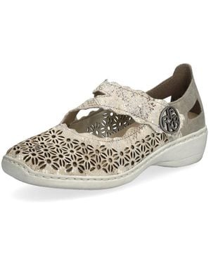 Rieker 413G4 Doris Mary Jane schuhe - Natur