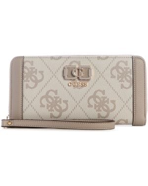 Guess Karnilla Logo Slg Lr Color Dark Taupe Logo - Neutro