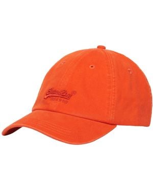 Superdry Vintage Embroidery Cap One Size - Orange