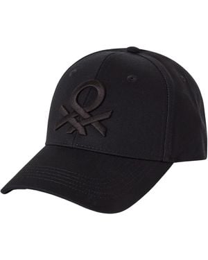 Benetton Cappello C/visiera 6wepua00z Hat - Black