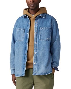 Levi's Bryant Padded Rev OVERSH Giacchetto Denim - Blu