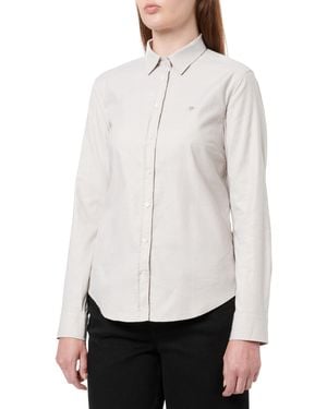 GANT Slim Stretch Oxford Shirt Bluse - Weiß