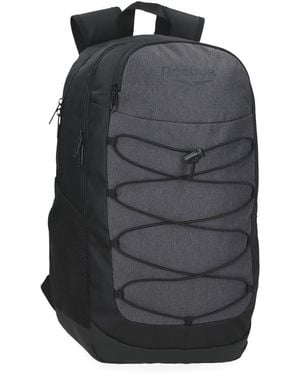 Reebok Tech Zaino per notebook 15,6" Nero 32x51x19 cm Poliestere 31,01L by Joumma Bags - Grigio