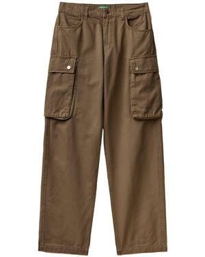 Benetton Trousers 4ryuuf02r Trousers - Green