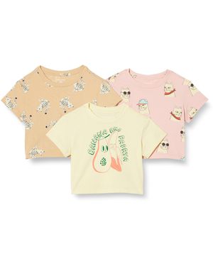 Amazon Essentials Camisetas de manga corta Niña - Neutro
