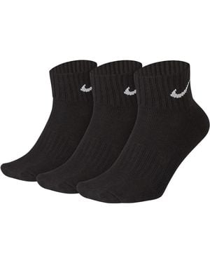 Nike Cushioned Ankle Socks Socken 3er Pack - Schwarz