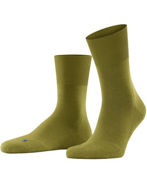 FALKE Socken Run U SO Baumwolle Funktionsmaterial einfarbig 1 Paar - Grün