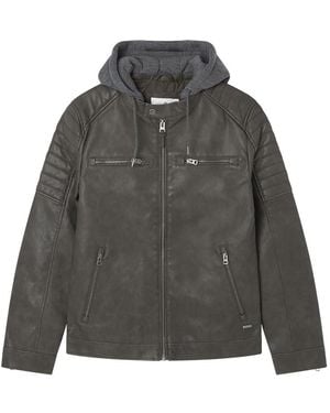 Chaquetones De Hombre Parca Deportiva Capucha Desmontable