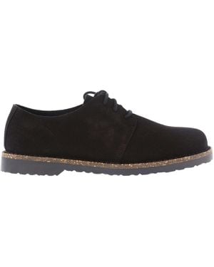 Birkenstock Uppsala Low Suede Leather Black Shoes 7.5 Uk