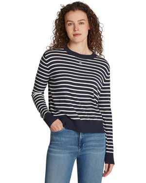 Tommy Hilfiger Donna TJW ESSENTIAL CREW NECK SWEATER DW0DW17254 - Nero