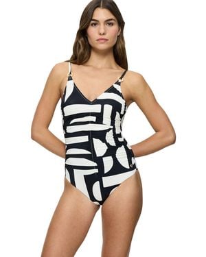 Triumph Summer Allure Op 01 Traje de baño de una Pieza - Azul