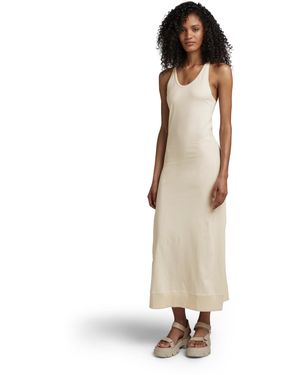 G-Star Racer Slip Kleid - Weiß