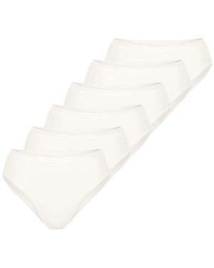 Sloggi Tai Slip - 6er - Weiß