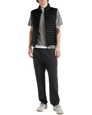 Benetton Gilet 2twduj00p Jacket - Black