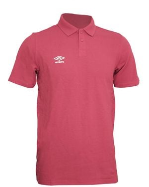 Umbro S Essential Polo Shirt - Pink