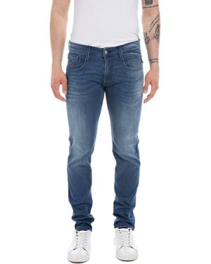 Replay Jeans Anbass Slim-Fit mit Power Stretch - Blau