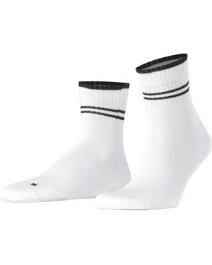 FALKE Socken Run U Sso Baumwolle Funktionsmaterial einfarbig 1 Paar - Weiß