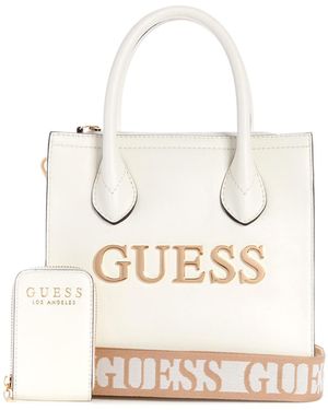 Guess Caracara Small Carryall - White