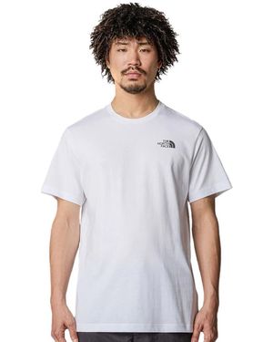 The North Face NF0A89FPFN41 's Vertical SS Tee T-Shirt Uomo TNF White Taglia XL - Bianco