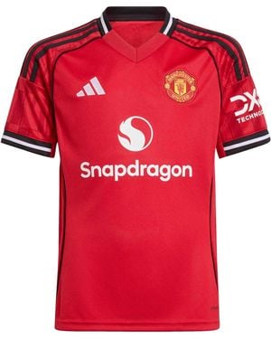 adidas Chester United Home Youth Soccer Jersey 25/26 - Red