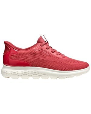Geox Spherica Plus Sneakers Van Stof - D557ma06khhc7008, Koraal, 39 Eu - Rood