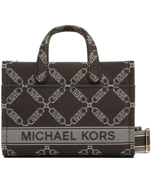 Michael Kors Gigi, Borsetta Donna, Marrone Multicolor - Nero