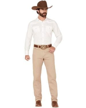 Wrangler 's 13MWZ Cowboy Cut Original Fit Jean - Weiß