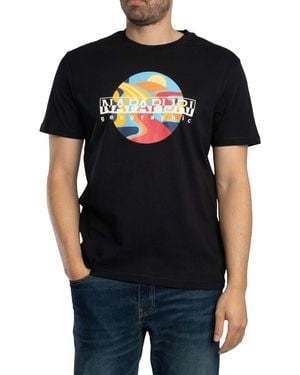 Napapijri Valdor Graphic T-shirt - Black
