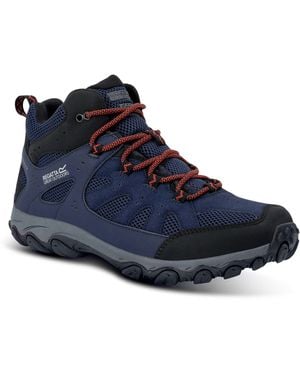Regatta Hombre Edgepoint IV Mid Walking botines agua resistente Cushioned Hiking Footwear - Azul
