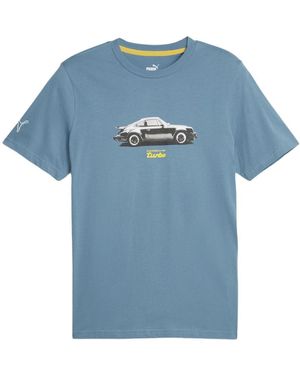 PUMA T-Shirt Blu Uomo Graphic 621026