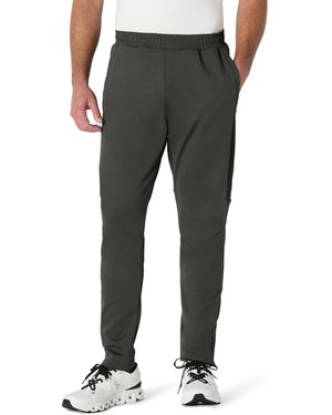 Amazon Essentials Athletic Performance Stretch Knit Gym Ankle Length Tapered Training Pant - Grey